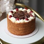 Chocolate Cherry Honey Cake